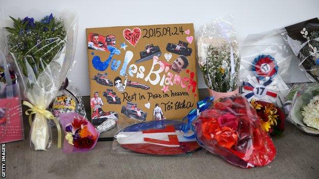 Jules Bianchi tributes