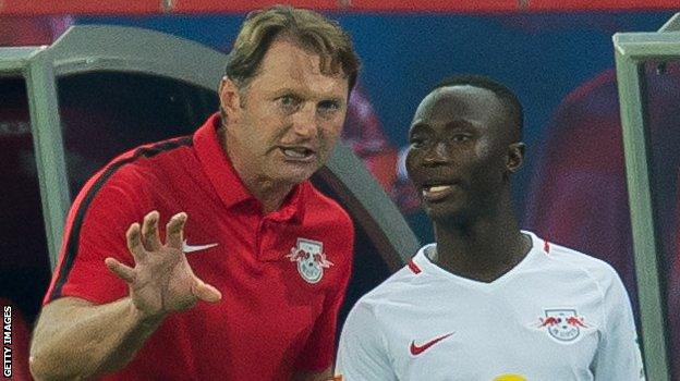 Ralph Hasenhuttl amd Naby Keita