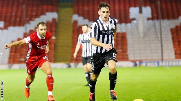 Irishman Conor McCarthy (right) spent two seasons with Scottish Premiership side St Mirren