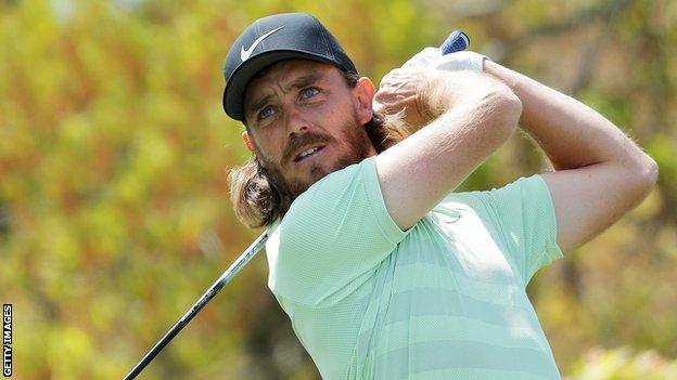 Tommy Fleetwood paired with Tiger Woods at the Masters