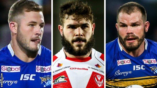 Zak Hardaker, Alex Walmsley and Adam Cuthbertson