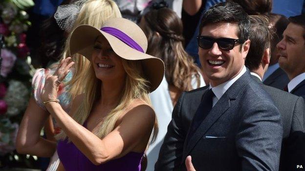 Tess Daly and Vernon Kay