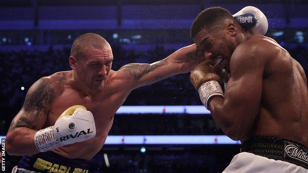 Oleksandr Usyk and Anthony Joshua