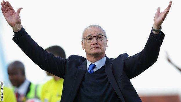 Leicester City manager Claudio Ranieri