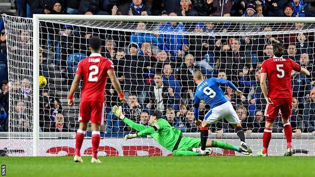 Kenny Miller scores