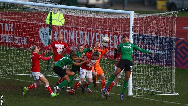 Neither side was able to break the deadlock in a hard-fought affair at Bristol City's Stoke Gifford Stadium