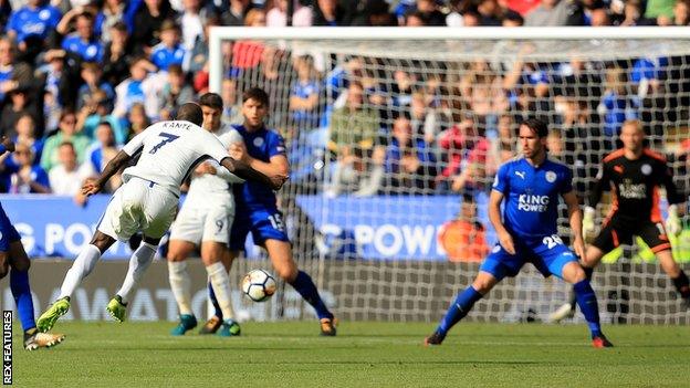 N'Golo Kante scores for Chelsea