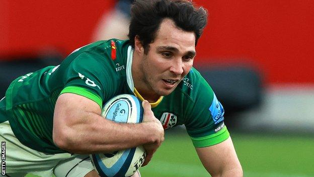 London Irish scrum-half Nick Phipps