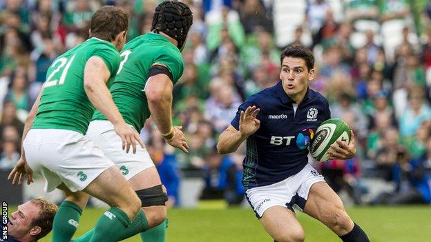 Scrum-half Sam Hidalgo-Clyne will make his first Scotland start on Saturday