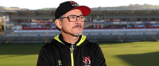 Ulster Director of Rugby Les Kiss can't wait to see South African Marcell Coetzee make his debut for the province next month