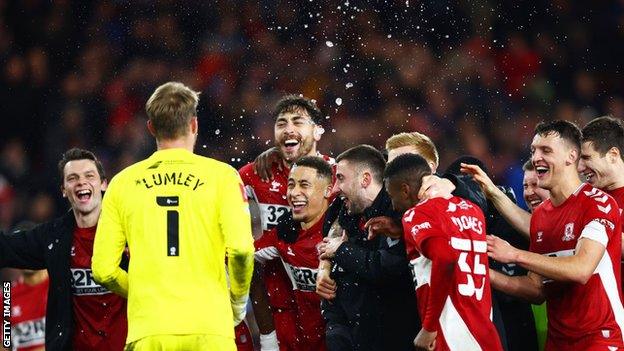 Middlesbrough celebrate