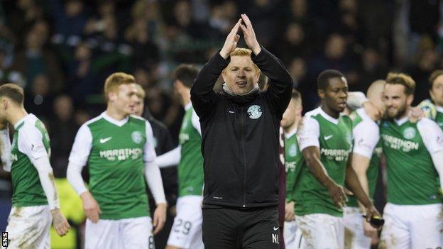 Hibernian boss Neil Lennon