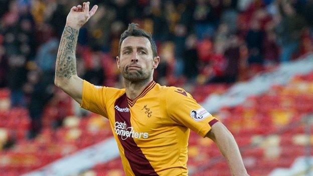 Motherwell striker Scott McDonald