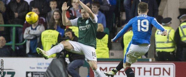 Rangers winger Barrie McKay thumped in a great goal from long range