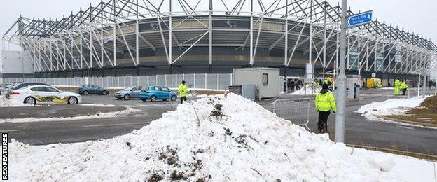 Derby County's Pride Park home