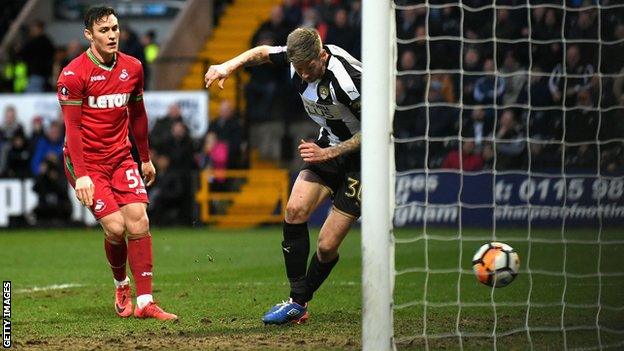 Jon Stead scores for Notts County