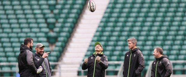 Andy Farrell, Greg Feek, Joe Schmidt, Simon Easterby and Richie Murphy