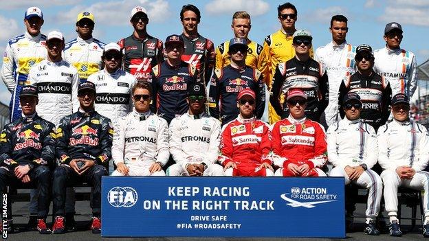 Australian GP drivers