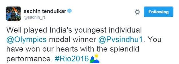 Sachin Tendulkar tweet