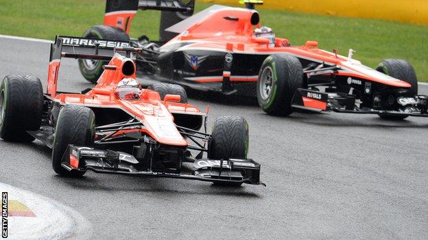 Jules Bianchi and Max Chilton