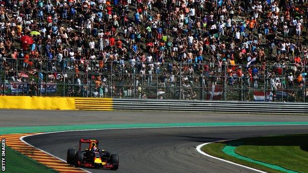 Max Verstappen had a lot of support in the crowd