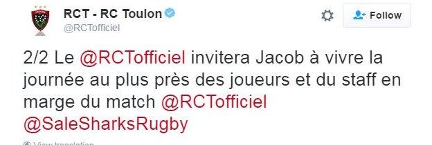 Toulon tweet