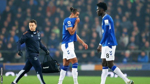 Dominic Calvert-Lewin, Leicester, Everton, injury