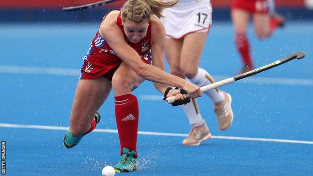 Lily Owsley scores for Great Britain