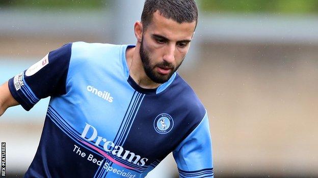 Nick Freeman in action for Wycombe