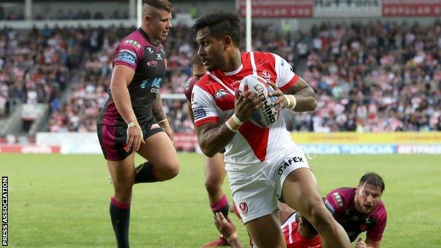 Ben Barba has now scored 19 tries in Super League this season - four better than his nearest rival, team-mate Mark Percival