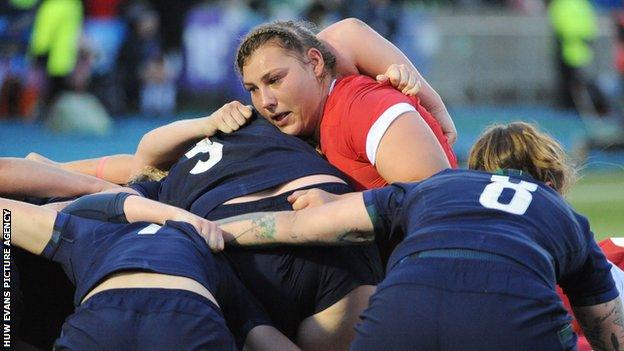 Prop Gwenllian Pyrs has won 14 caps for Wales