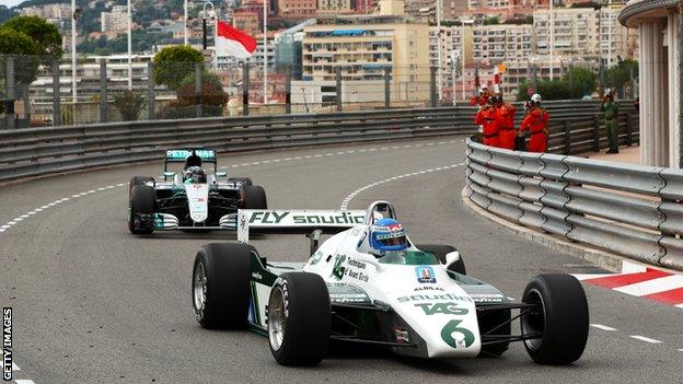 Nico Rosberg and father Keke