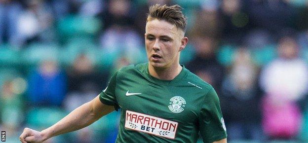 Hibernian playmaker Scott Allan