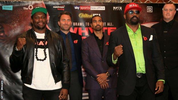 Dillian Whyte faces Dereck Chisora