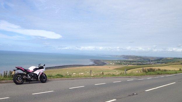 This image of the west coast of Wales was taken by Anita Kaminska, near Aberaeron, Ceredigion.