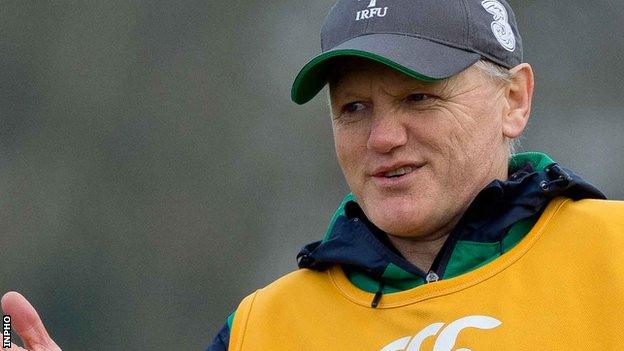 Joe Schmidt succeeded Declan Kidney as Irish coach on 2013