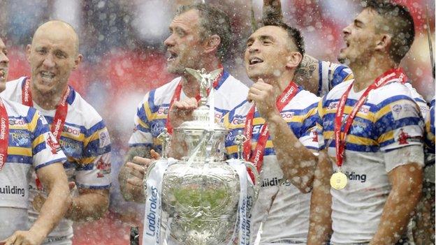 Leeds Rhinos win the Challenge Cup