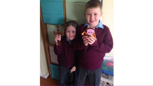 At Alfie's school in London, kids are dressing up vegetables as their favourite book characters!