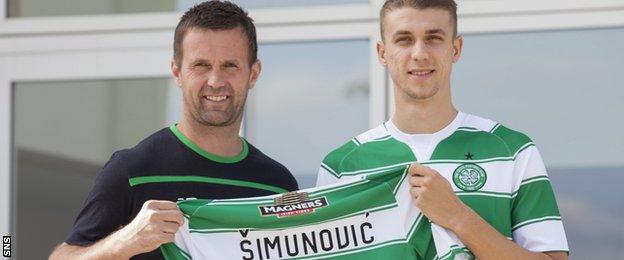 Ronny Deila and Jozo Simunovic