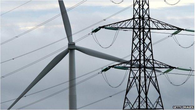 Pylon and wind turbine