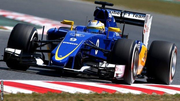 Marcus Ericsson of Sauber