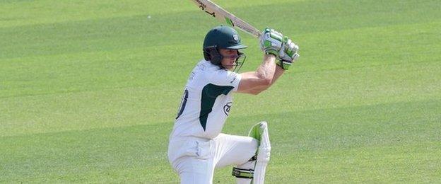 Worcestershire wicketkeeper Ben Cox made his second half-century of the match at Hove - and his seventh of the summer