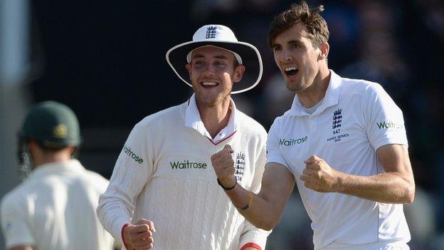 England celebrate