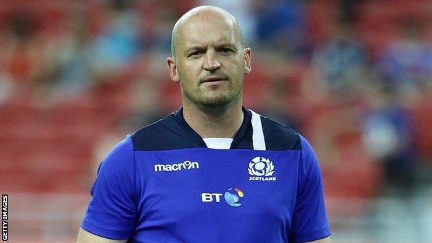 Scotland head coach Gregor Townsend