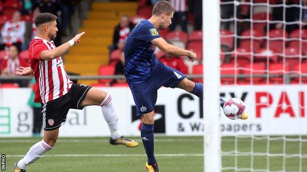 Minsk captain Nino Galovic gave his side the lead in the second minute