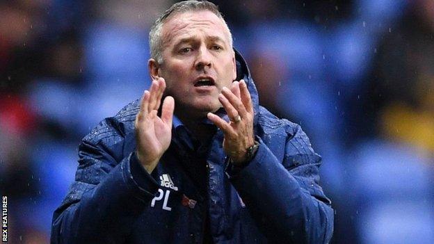 Ipswich manager Paul Lambert