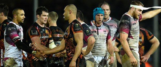 Ospreys v Exeter