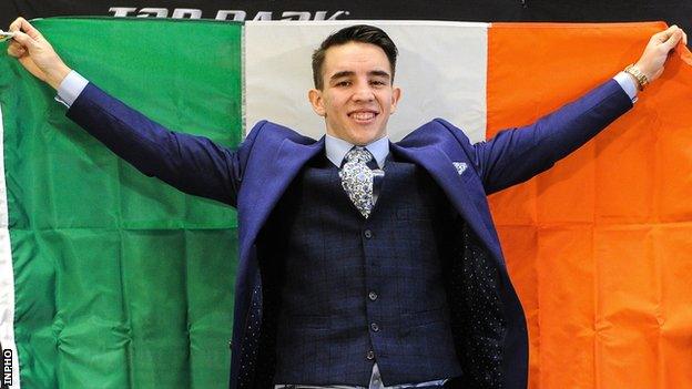 Michael Conlan at Madison Square Garden on Wednesday