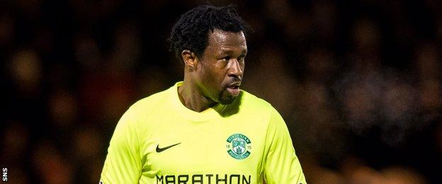 Efe Ambrose has been in excellent form for Hibernian since joining them on loan