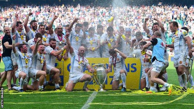 Exeter Chiefs won their maiden Premiership title